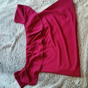 Off the Shoulder Ashley Stewart Plus Size Top